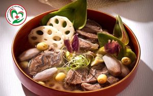 Món bắp bò hầm thuốc bắc